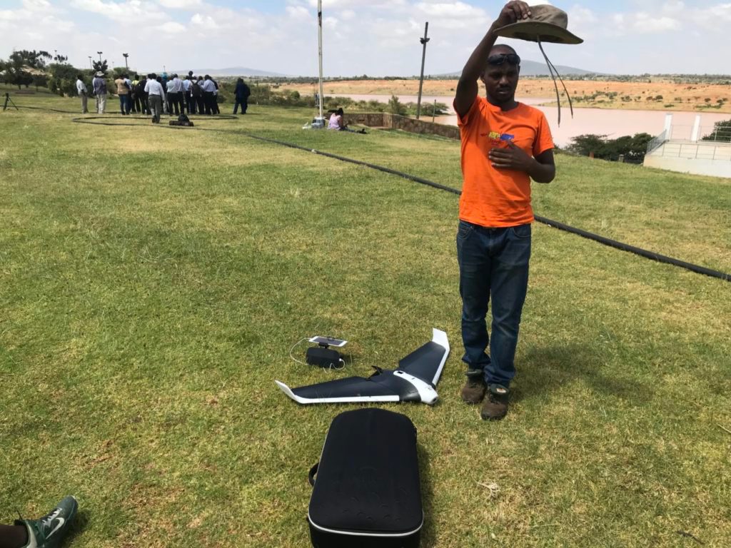 Man with Drone in Field (KFL)