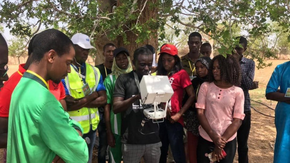 The students and their trainers left the classroom behind, and ventured off to a local farm. There, for the first time, they experienced drones in action - with some students even having the opportunity to pilot them firsthand!